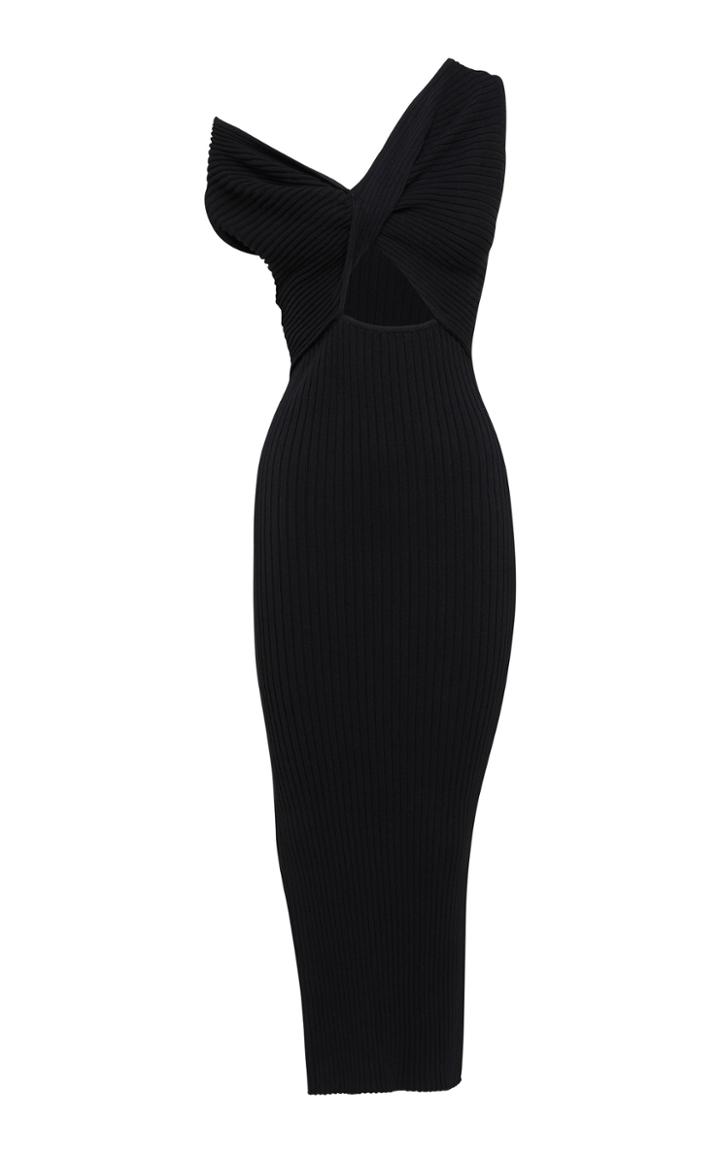 Moda Operandi Anna Quan Zanita Cotton Ribbed-knit Dress