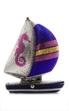 Judith Leiber Couture Nantucket Sailboat Crystal Clutch