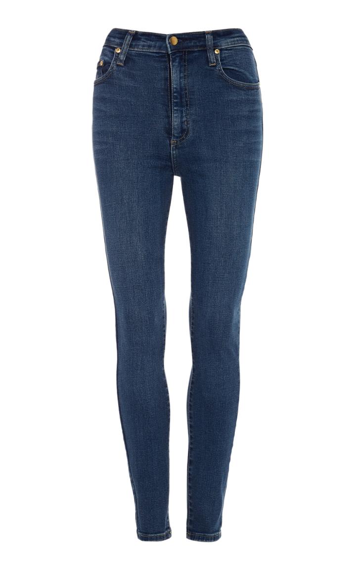 Nobody Denim Siren Cropped High-rise Slim-leg Jeans
