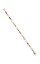 Kismet By Milka Champagne Diamond Bead Bracelet