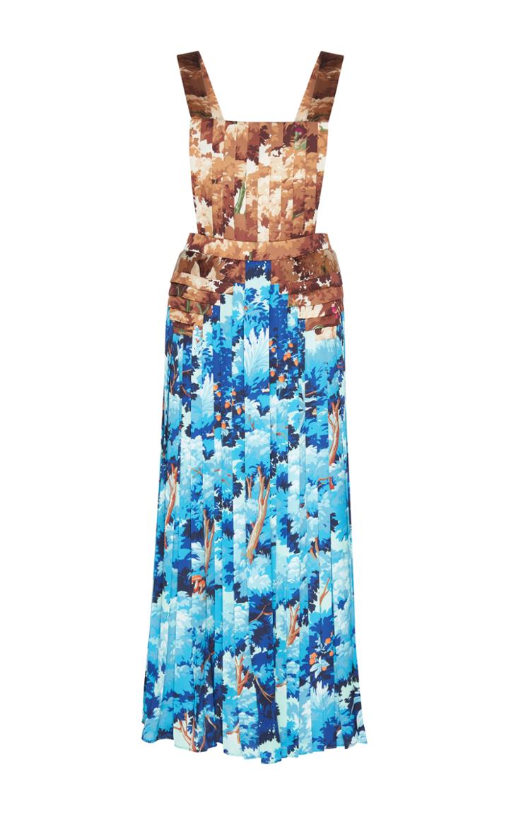 Marco De Vincenzo Printed Overall Dress