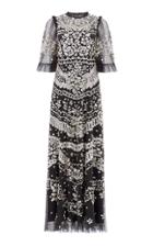 Moda Operandi Needle & Thread Anas Sequined Tulle Dress