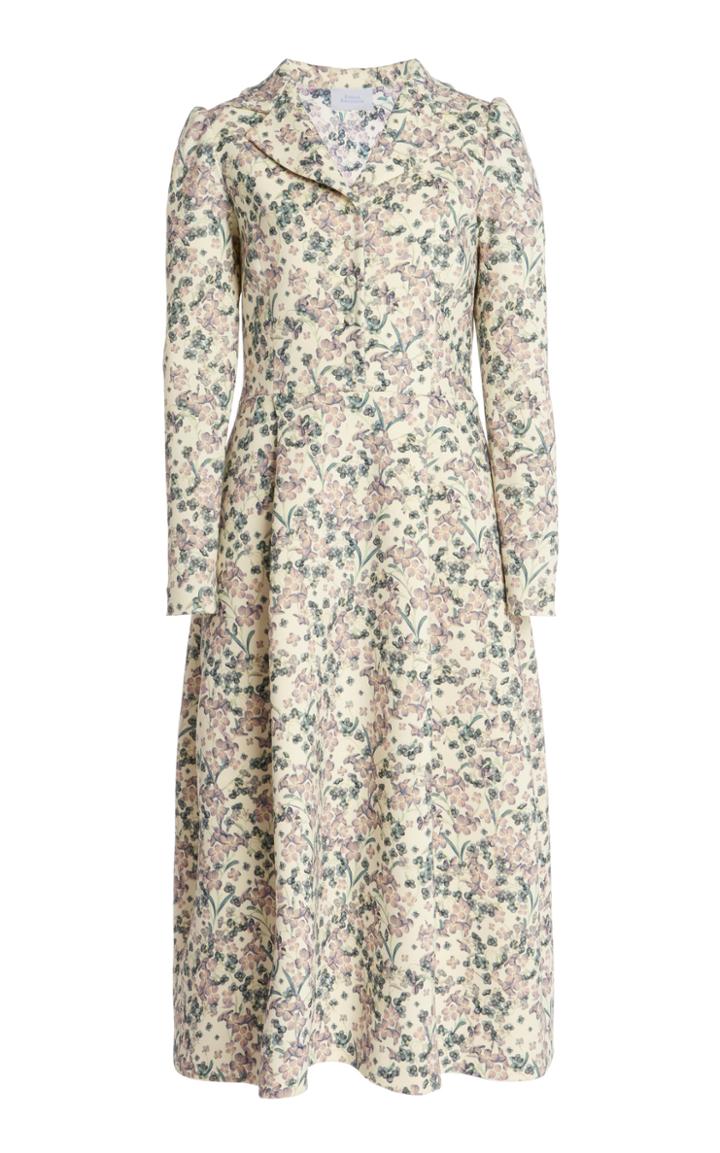Moda Operandi Luisa Beccaria Floral Shirt Dress