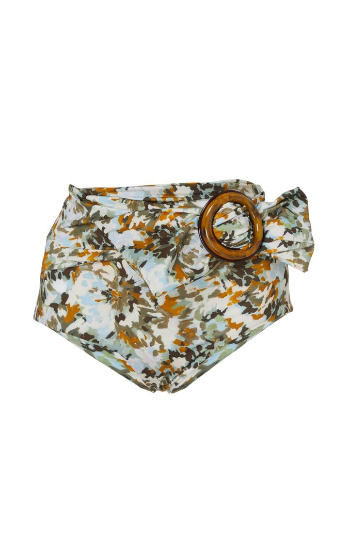 Silvia Tcherassi Patterned Hoshiko Bikini Bottom