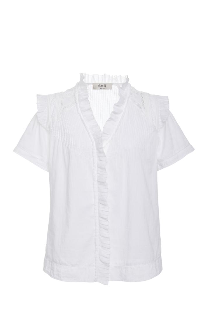Sea Hemingway S/s Ruffle Blouse
