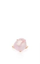 Federica Rettore Campanellino Ring With Pink Quartz