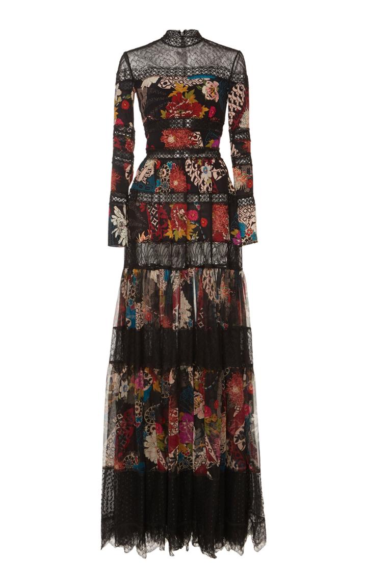 Zuhair Murad Uchiwa Sc Tiered Dress