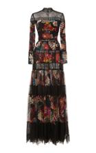 Zuhair Murad Uchiwa Sc Tiered Dress