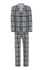 Thom Browne M'o Exclusive Tartan Wool-blend Three-piece Suit