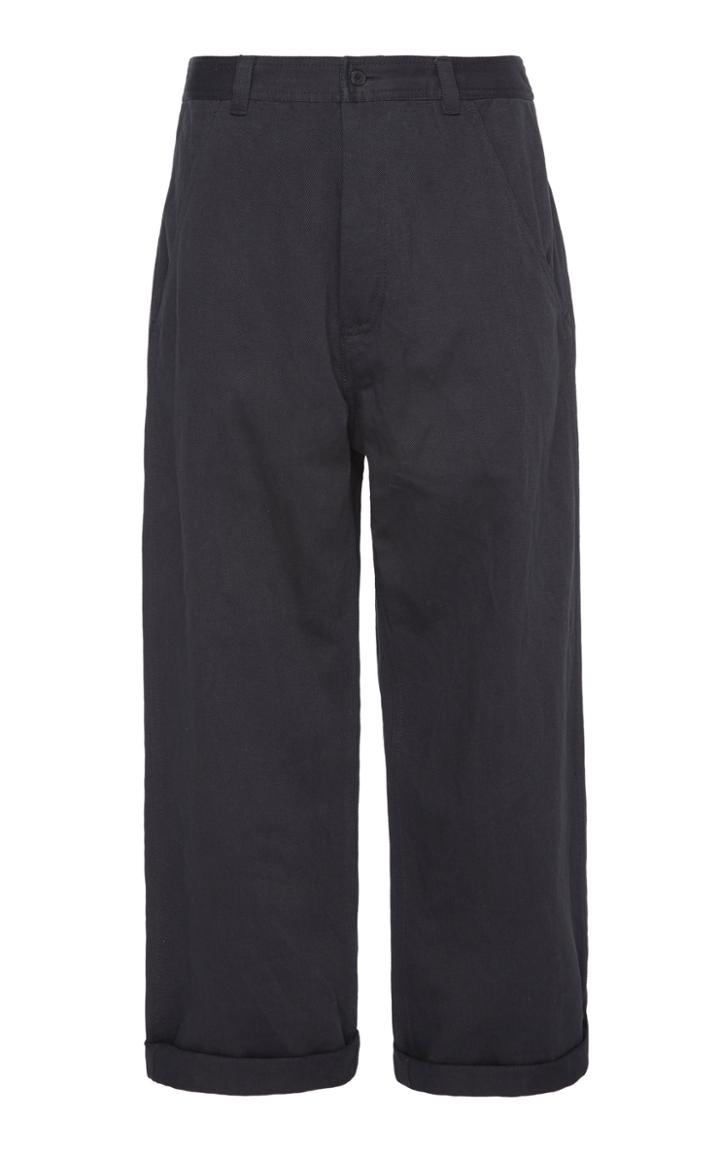 Haider Ackermann Workwear Cotton-twill Straight-leg Pants