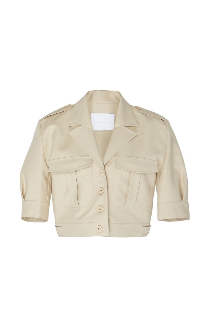 Noon By Noor Jack Cropped Cotton Jacket