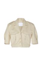 Noon By Noor Jack Cropped Cotton Jacket