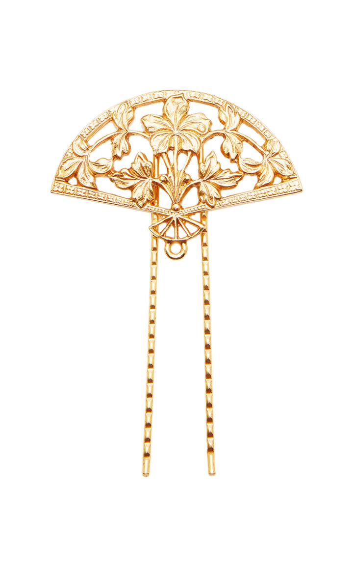 Oscar De La Renta Fan Hair Pin