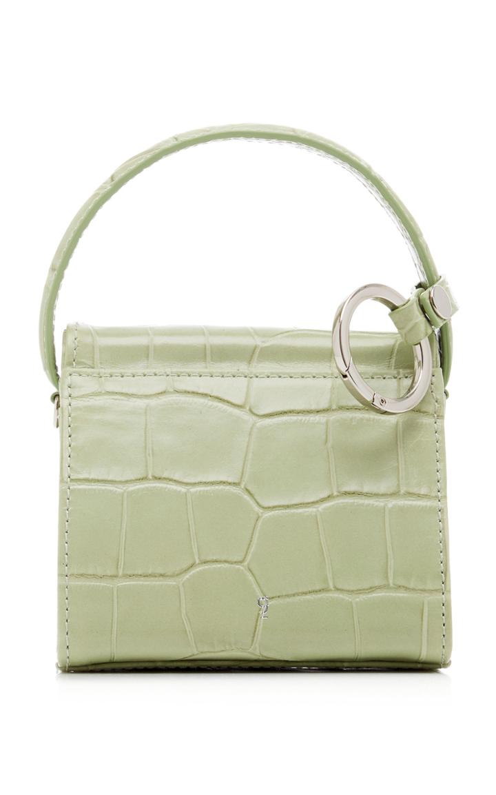 Gu De Mini Croc-effect Leather Play Bag