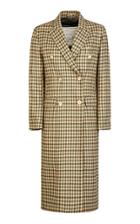 Giuliva Heritage Collection Cindy Double Breasted Wool Check Coat