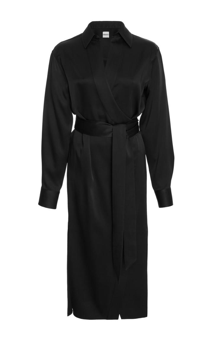 Khaite Marine Wrap Dress