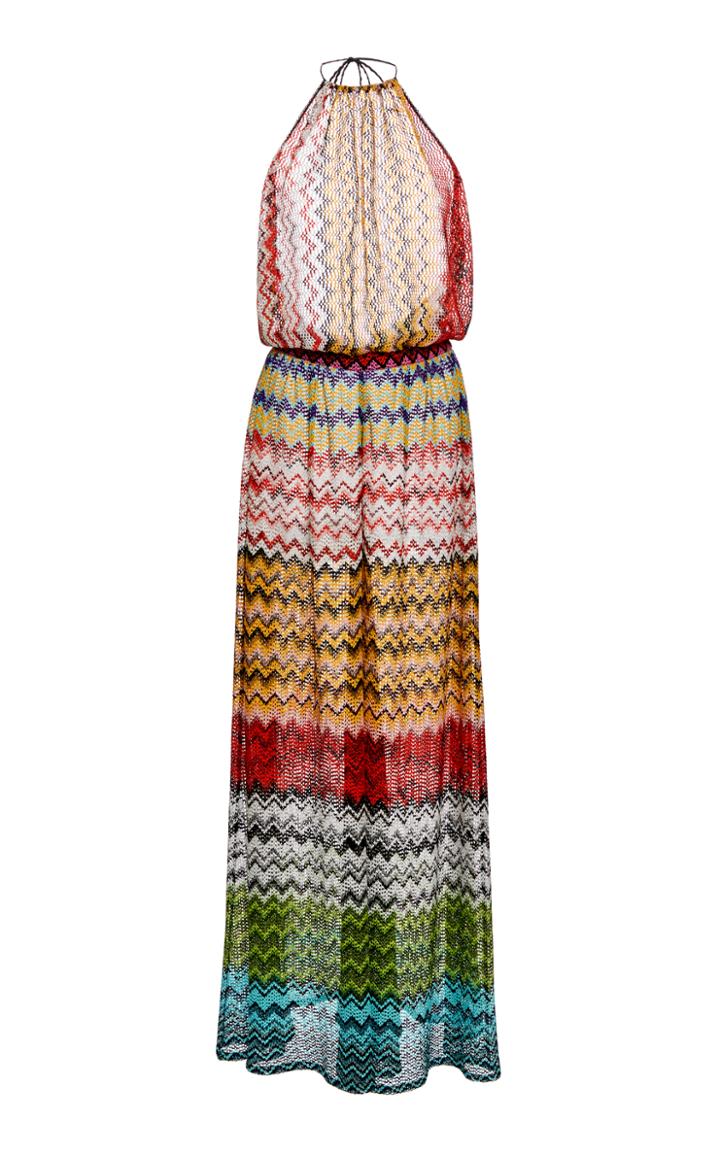 Missoni Mare Zig Zag Halter Jumpsuit