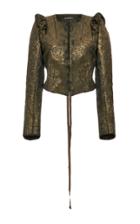 Moda Operandi Ann Demeulemeester Puffed-shoulder Jaquard Jacket