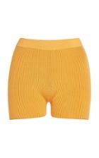 Jacquemus Arancia Ribbed-knit Shorts