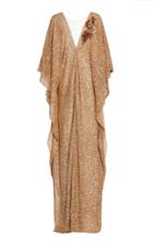 Oscar De La Renta Glittered Caftan Gown