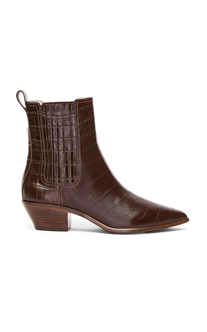 Loeffler Randall Aylin Leather Western Booties