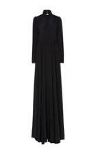 Rochas Cutout-back Silk Gown