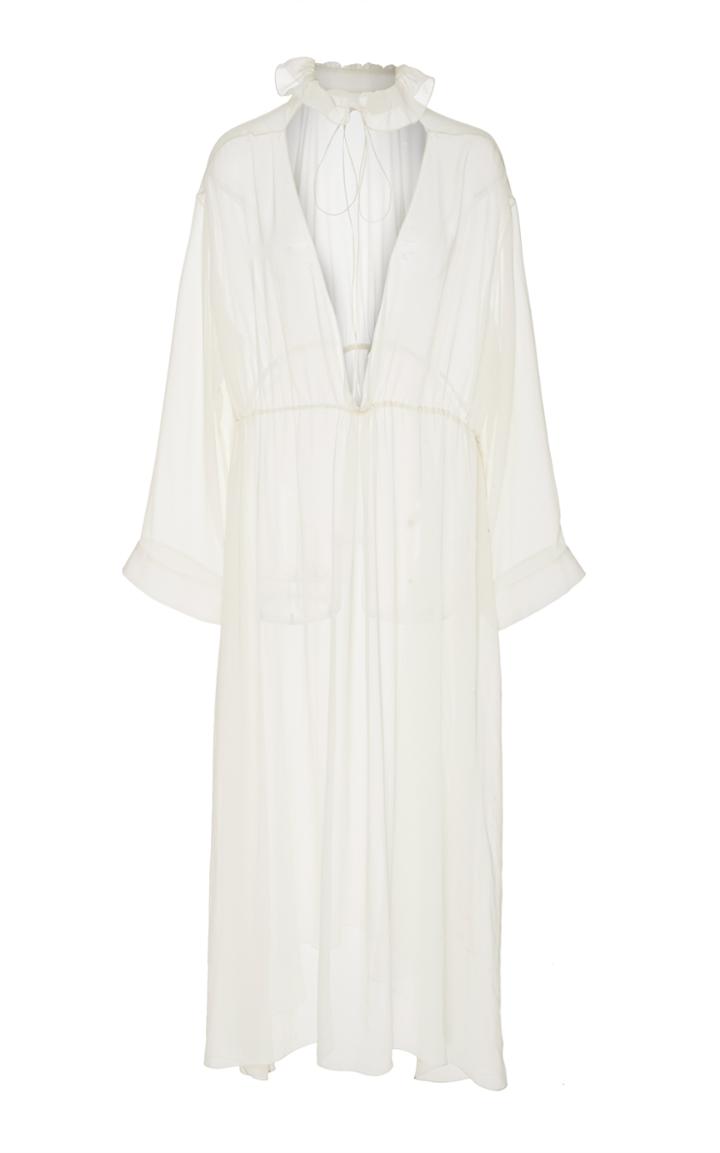 Lake Studio Reversible Midi Ruffle Dress