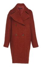 Martin Grant Double-breasted Jute-blend Tweed Coat