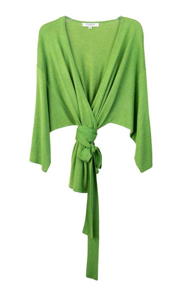 Tuinch Oversized Cashmere-blend Wrap Top