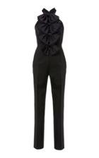 Givenchy Bow-embellished Mohair And Wool-blend Jumpsuit