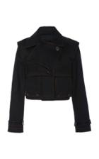 Proenza Schouler Contrast Stitch Stretch Denim Jacket