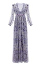 Needle & Thread Lilacs Ruffled Maxi Dress