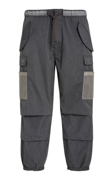 Mountain Research Snow Mesh-paneled Canvas Tapered Pants