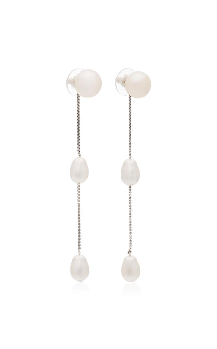 Sophie Buhai Sterling Silver And Faux Pearl Earrings