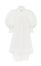Aje Eucalypt Open-back Cotton-poplin Mini Dress Size: 4