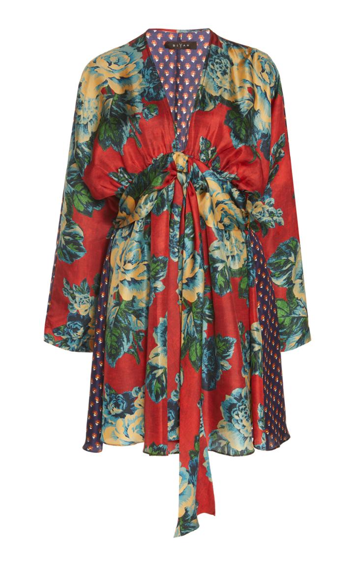 Biyan Jemima Silk Belted Blouse
