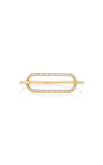 Andrew Glassford Tension Diamond 18k Yellow Gold Bracelet