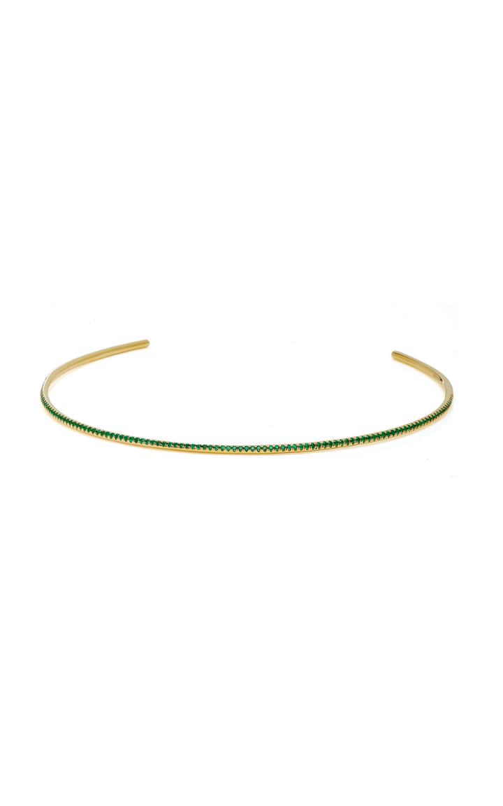 Susan Foster 18k Gold Emerald Necklace