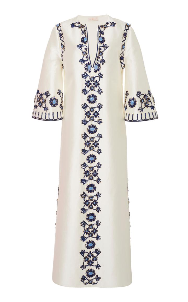 Tory Burch Ariana Embroidered Caftan