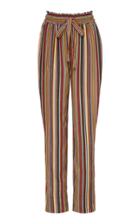 Moda Operandi Oscar De La Renta Striped Silk-blend Straight-leg Pants Size: 0