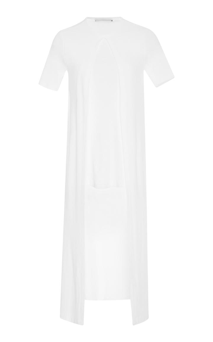 Rosetta Getty Split Panel Cotton-jersey T-shirt