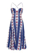 Emilia Wickstead Rosarina Sweetheart Neckline Dress