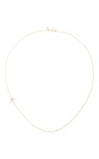 Sydney Evan Yellow Gold Initial Side Oriented Necklace