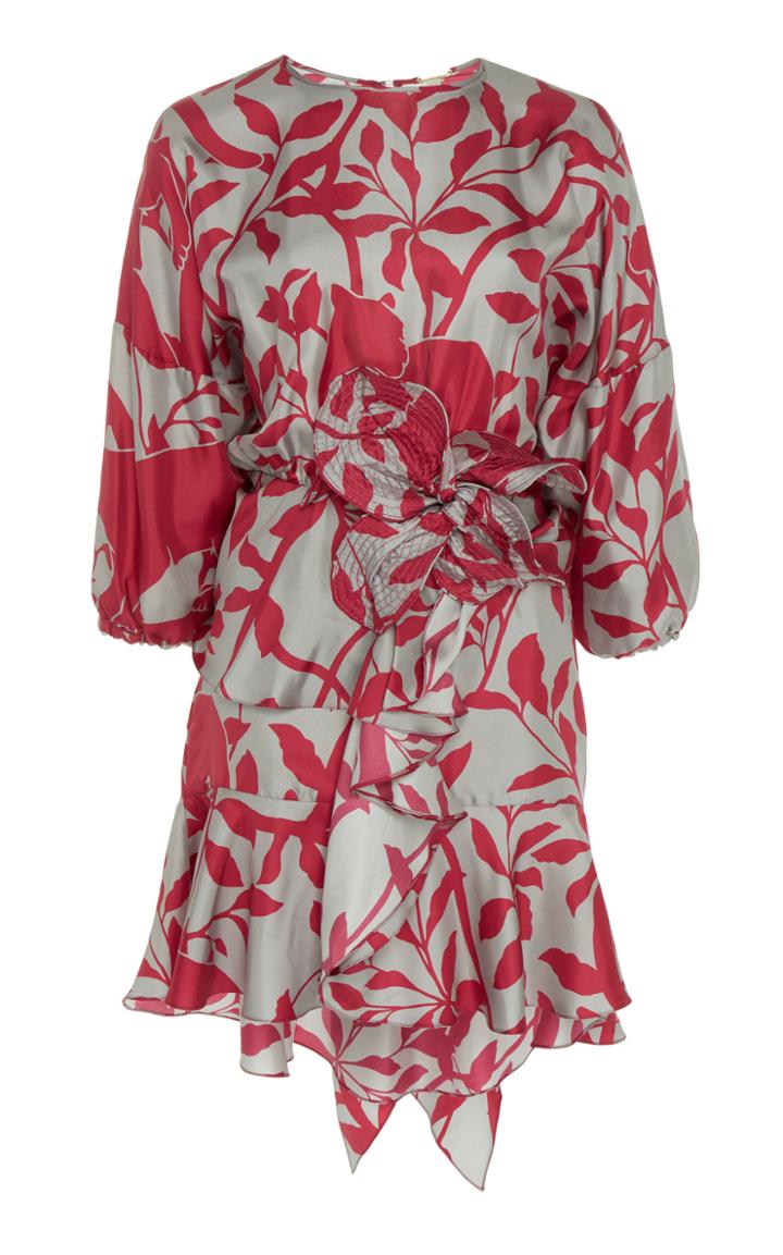 Johanna Ortiz Lady Marmalade Printed Silk Mini Dress
