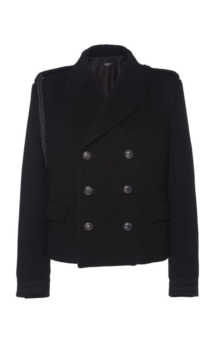 Amiri Double Breasted Corded Short Coat