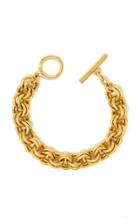 Moda Operandi Ben-amun Gold-plated Double Link Chain Bracelet