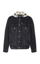 Lost Daze Hooded Denim Jacket Size: S