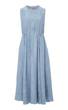 Co Sleeveless Cinched Midi Dress