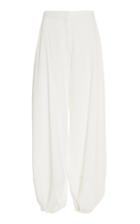 Maison Rabih Kayrouz Cinched Wide Leg Crepe Pant