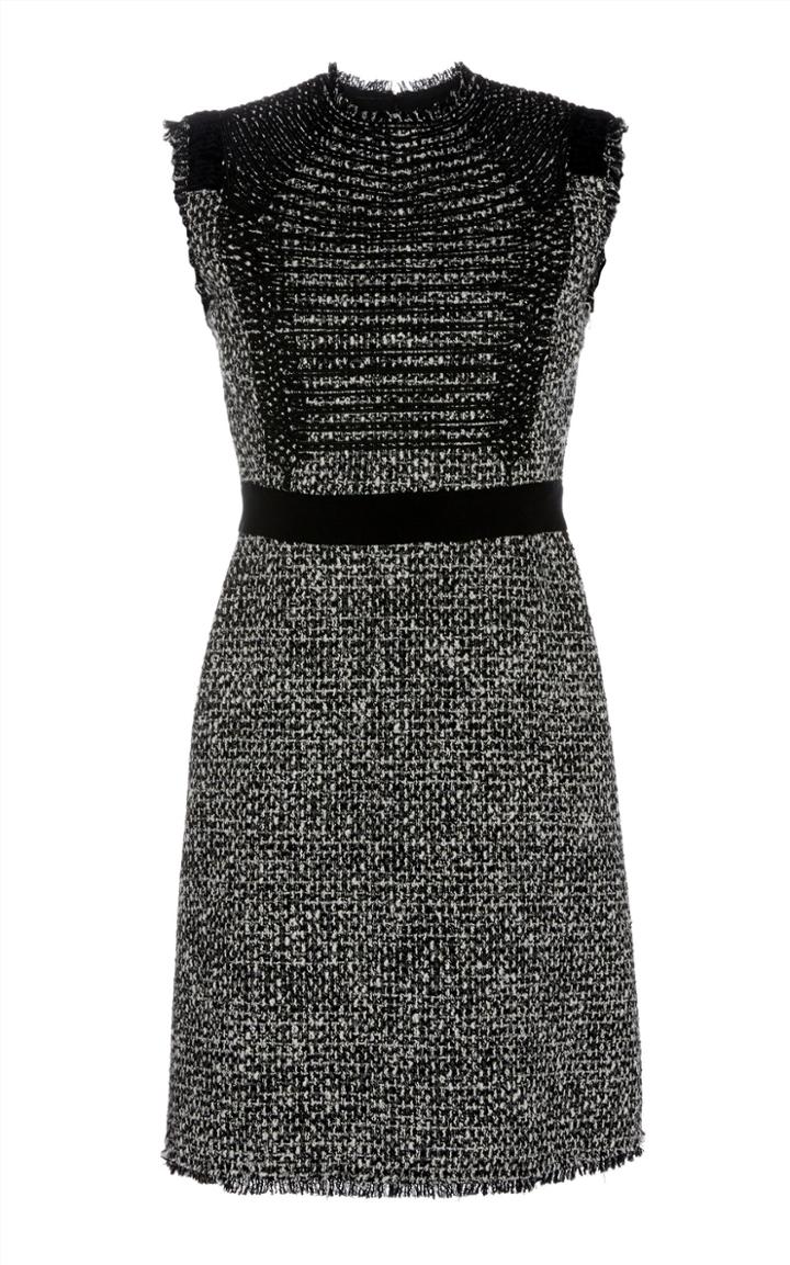Giambattista Valli Sleeveless Tweed Mini Dress
